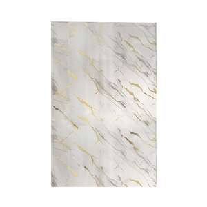 Panel de Pared <span class=keywords><strong>Interior</strong></span> de <span class=keywords><strong>Madera</strong></span> SPVC Moderno, Impermeable, Ignífugo, Ecológico, de Alto Brillo, <span class=keywords><strong>Imitación</strong></span> Mármol, Sin Costuras, para Baño - Product Image 1