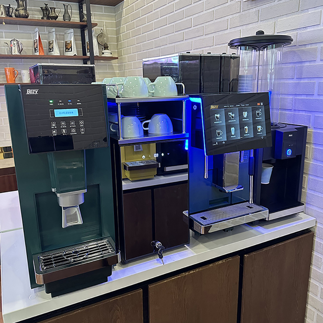 Cappuccino Super Automatic Espresso Coffee Maker Fully Automatic Coffee Machine With Milk with Big Touch Screen