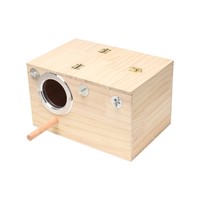 Nichoir en bois de pin écologique pour l'élevage des calopsittes et des agapornis