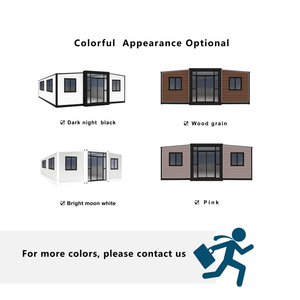 Garantie de satisfaction Expédition de luxe 20 pieds nouveau <span class=keywords><strong>produit</strong></span> Fournisseur doré Maison mobile pliable Maison en conteneur préfabriquée - Product Image 6