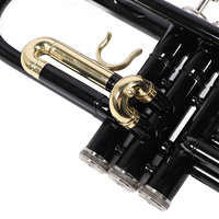 Trumpet Bb Brass Instrument Standard Set for Beginners Band Professional Performance