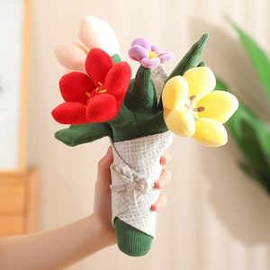 Figura de Muñeca en Maceta con Diseño Creativo de Planta y Flor, Bonita y Divertida, Ramo de Flores de <span class=keywords><strong>Dibujos</strong></span> <span class=keywords><strong>Animados</strong></span>, Adorno de Decoración para el Hogar, Juguete de Peluche - Product Image 1