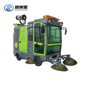 ZMX-S2500A Electric Green Machine Vacuum Sweeper Outdoor Industry Floor Sweeper with Brooms for Car & Truck Sweeping