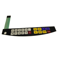 Panel de Control con Teclado Multilingüe de Alta Transparencia al Mejor Precio, para Electrodomésticos, Color Personalizado, Grabado en Relieve