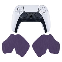 Autres accessoires de jeu Extremerate, autocollants antidérapants violets pour poignées de manette PS5