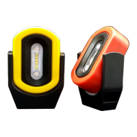 Lampe de travail portable LP65 SMD rechargeable par USB, à angle réglable, avec aimant