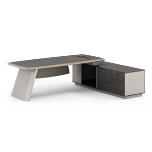 <span class=keywords><strong>Escritorio</strong></span> Ejecutivo de Lujo con Gabinete <span class=keywords><strong>Integrado</strong></span>, Sistema de Almacenamiento Modular, Estantes Abiertos, <span class=keywords><strong>Escritorio</strong></span> de Trabajo Premium para Administración Gubernamental - Product Image 1
