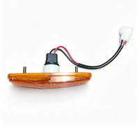 Feux de position latéraux universels HNWANBON 24V orange pour bus, en plastique, neufs, système d'éclairage de remplacement pour bus, vente chaude