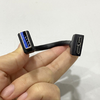 Cable de Datos USB 3.0 Tipo Micro B Macho-Macho KAICAP con Cubierta de PVC y Blindaje Trenzado para Disco Duro Externo, Cámara, Micrófono y Altavoz