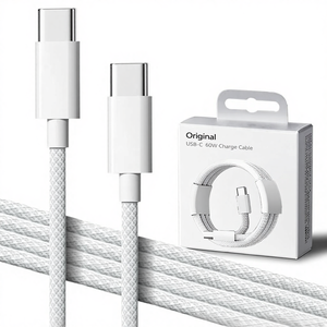 Cable de <span class=keywords><strong>Carga</strong></span> Tipo-C de Doble Cabezal para 17, con Material de Tejido para <span class=keywords><strong>Carga</strong></span> Rápida y Transmisión de Datos - Product Image 1
