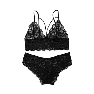 S-SHAPER Ensemble <span class=keywords><strong>soutien</strong></span>-<span class=keywords><strong>gorge</strong></span> et culotte 2 pièces en dentelle pour femmes - Product Image 6