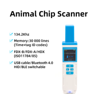 Escáner de Temperatura RFID para Mascotas, Perros y Gatos, HDX FDX-B FDX-A 134.2kHz, Lector de Identificación y Rastreo de Animales