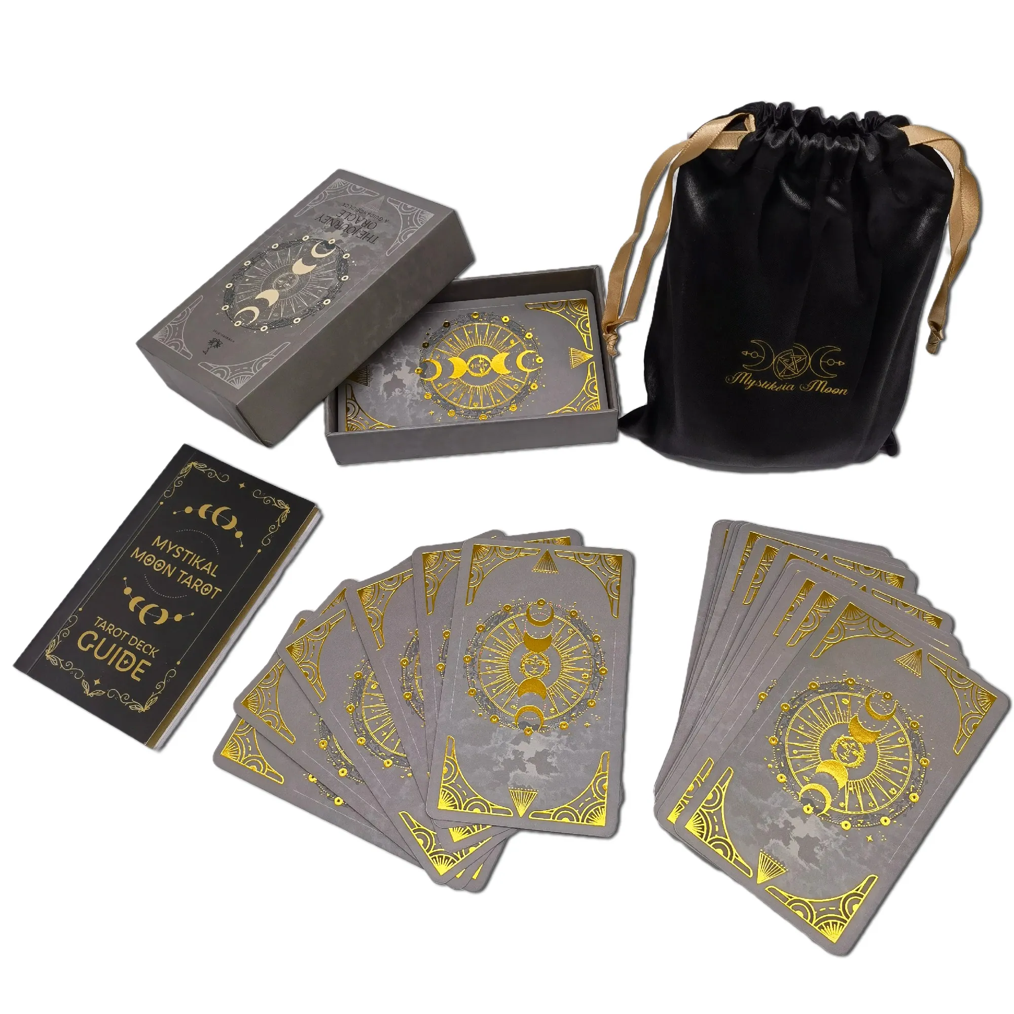 Baralho de cartas de tarô, baralho de cartas de jogo de bruxaria, oráculo personalizado, suprimentos para jogo de cartas de tarô original