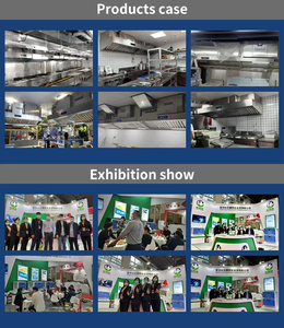 เครื่องดูดควันติดผนังสเตนเลสแบบประหยัดพื้นที่ สำหรับร้านอาหาร บิสโทร ร้านขนมขบเคี้ยว พร้อมแผ่นกรองควัน กำจัดควันได้ 95% มาตรฐาน ISO9001 CE - Product Image 6