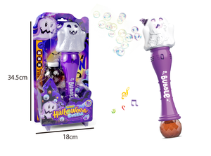 Baguette Lumineuse à Bulles et Citrouille Fantôme pour <span class=keywords><strong>Halloween</strong></span>, Pistolet à Bulles, Jouet de Fête pour Enfant, <span class=keywords><strong>Jeu</strong></span> de Plein Air - Product Image 6