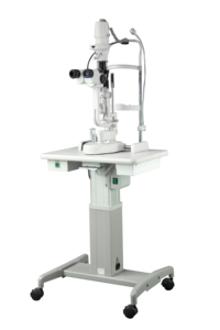 HD-18A Tisch mit automatischem Linsemeter/Schlitzlamptisch, elektrisch verstellbares Augeninstrument mit Motor aus Metallmaterial - Product Image 6