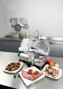 Nueva Cortadora/Rebanadora <span class=keywords><strong>de</strong></span> <span class=keywords><strong>Carne</strong></span> Eléctrica Comercial <span class=keywords><strong>de</strong></span> 10 Pulgadas, Cuchilla <span class=keywords><strong>de</strong></span> Acero al Carbono, Grosor Ajustable, Capacidad <span class=keywords><strong>de</strong></span> 300 kg/h, Semiautomática - Product Image 6