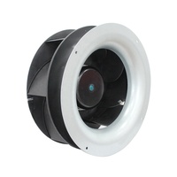 Ventilador Centrífugo EC de Alta Eficiencia de 250 mm, Control de Velocidad 0-10 VCC/PWM/RS485, Ventilador de Curva Inversa para Purificador de Aire HVAC