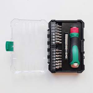 Nouvel ensemble de tournevis CRV 30 pièces Torx Phosphate, kit d'outils métriques pour la maison et le bricolage, tournevis à cliquet multifonction portable - Product Image 1