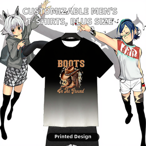 เสื้อยืดผู้ชายคุณภาพสูง ปรับแต่งได้ 100% ผ้าฝ้าย 180 กรัม กันยับ แห้งเร็ว สไตล์สมาร์ทแคชชวล สินค้าขายดี สไตล์ตะวันตก - Product Image 2