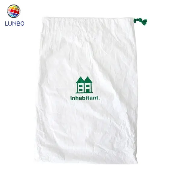 Fashionable Custom Logo Eco Friendly recyclable Tyvek Drawstring Backpack Bag