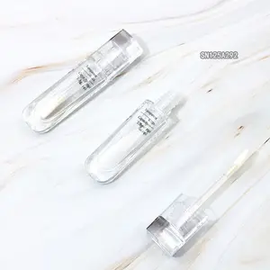 Cosmetic Package Customization Transparent Lip Gloss Tube Irregular Shape Lipgloss Bottle