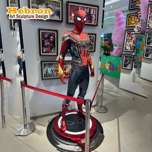 Sculpture en résine FRP <span class=keywords><strong>Marvel</strong></span> <span class=keywords><strong>Avengers</strong></span> <span class=keywords><strong>Spider</strong></span>-<span class=keywords><strong>Man</strong></span> en gros pour la décoration extérieure des centres commerciaux - Product Image 1