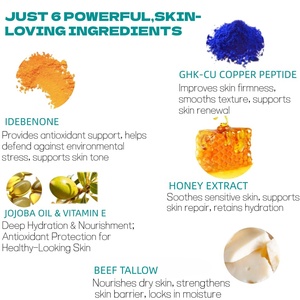 <span class=keywords><strong>Crème</strong></span> hydratante au peptide de cuivre GHK-Cu, idebenone, miel de Manuka, vitamine E, <span class=keywords><strong>crème</strong></span> naturelle pour le visage et le corps, peaux matures, sèches et sensibles, 2 oz - Product Image 6