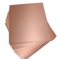 Thin Brass Coated Laminate Sheet 0.4mm 0.5mm 0.6mm Durable for Wall and Workshop Decoration