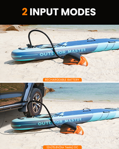 OutdoorMaster Shark 3 Elektrische <span class=keywords><strong>SUP</strong></span>-Pumpe 20PSI Wiederaufladbar 74Wh Schnellbefüllung 8 Düsen - Product Image 4