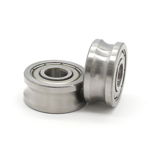 Fournisseur de roulements à billes à gorge profonde non standard LR50/8-2RZZ, poulies métalliques à gorge en U, vente en gros, 8*24*11mm - Product Image 5