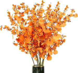 Flores de Orquídea Artificiales al por Mayor de Fábrica, Orquídea Mariposa Artificial para Decoración, Flores Decorativas de Orquídea - Product Image 1