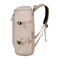 Mochila Unisex para ordenador portátil para estudiantes de la mejor calidad, diseño geométrico, Material de nailon, cremallera, compartimento para baloncesto, deportes al aire libre, 20-36L