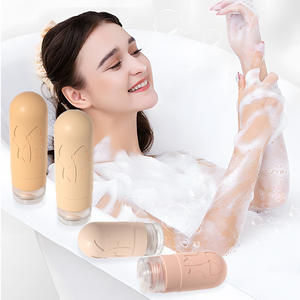 Botella de Viaje para Cosméticos, 90 ml, Pequeña, Vacía, para Champú, Lociones de Baño, a Prueba de Fugas, de Silicona, del Fabricante - Product Image 5