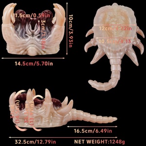 Masturbador con Diseño de Facehugger SoulEmbracer, de un Solo Canal, con Textura Realista y Suave para Hombres - Product Image 5