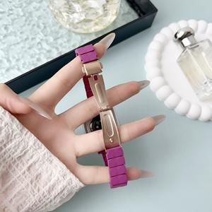 Correa de Reloj Inteligente Upro Fashion de PC de 42/46 mm para Iwatch10, Brazalete Delgado de PC Transparente para Apple Series, Correa de Reloj de PC de Liberación Rápida - Product Image 5