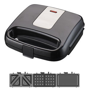 Fijo 4 rebanadas 1400W 1200W plato <span class=keywords><strong>grande</strong></span> tostadas waffle Maker parrilla eléctrica gran familia <span class=keywords><strong>sandwichera</strong></span> - Product Image 5