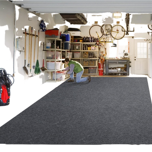 17 'X 7'4' Tapis de sol de voiture de garage moderne Tapis de stationnement lavable réutilisable Huile absorbante Protection pour voiturettes de golf Motos - Product Image 1