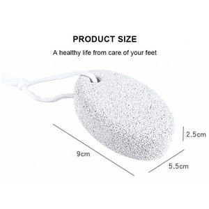 Venta al por mayor de exfoliación de forma redonda y removedor de callos, herramienta de pedicura para pies, piedra pómez <span class=keywords><strong>natural</strong></span>, removedor de piel muerta - Product Image 6
