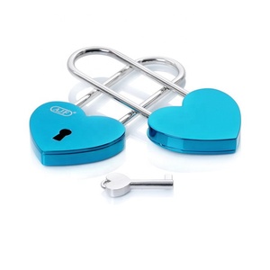AJF cerradura en forma de corazón de cerraduras con caja de regalo grabado matrimonio boda candado para viajes de París - Product Image 4