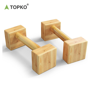 TOPKO allenamento per la forza del corpo a <span class=keywords><strong>casa</strong></span> esercizio <span class=keywords><strong>in</strong></span> palestra utilizzare barre Push-Up <span class=keywords><strong>in</strong></span> legno durevoli - Product Image 1