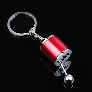 Llavero Creativo de Piezas de Automóvil en Miniatura de Metal, Llavero con Forma de Turbo, Disco de Freno, Amortiguador, Palanca de Cambios, Colgante de Piezas de Automóvil - Product Image 4