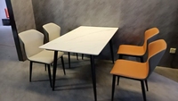 Chaises de salle à manger en cuir de haute qualité pour hôtel, maison, salon, chaise de café en cuir de luxe pour la maison