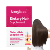Comprimés en gros pour la croissance des cheveux : Complexe de collagène, biotine, zinc, vitamine C et fer pour nourrir les cheveux clairsemés – Supplément alimentaire capillaire