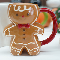 Taza Navideña de Cerámica con Diseño de Bota de Santa Claus, de Alta Calidad, para Oficina, Cocina, Reutilizable, en Caja de Regalo para Niños