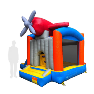 Château gonflable avion, thème pilote pour anniversaire d'enfants - Product Image 6