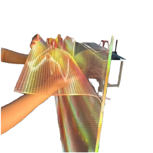 Écran LED flexible Phantom Film P6 P8 P10, panneau transparent en cristal, OEM, garantie 1 an, pour centres commerciaux, éducation, ascenseurs, TOPLED - Product Image 4