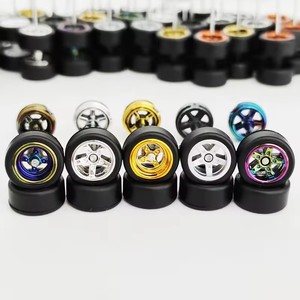 Rines Cromados Electroplaqueados para Autos a Escala 1:64, Ruedas <span class=keywords><strong>HW</strong></span> 1/64 de 11mm 12mm 13mm, Neumáticos BBS ADVAN CE28 - Product Image 5