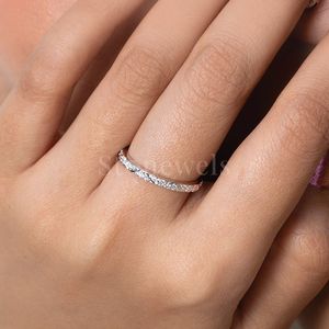 Stonewels แหวนค็อกเทลสำหรับทุกเพศดีไซน์คลาสสิกแหวนเงินสีขาวทองสำหรับงานเลี้ยงครบรอบแต่งงาน - Product Image 6