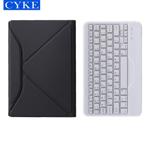 CYKE Triangle Support Tablet Sans Fil Magnétique Clavier Cas pour <span class=keywords><strong>Samsung</strong></span> Galaxy Tab <span class=keywords><strong>A7</strong></span> <span class=keywords><strong>SM</strong></span>-<span class=keywords><strong>T500</strong></span> <span class=keywords><strong>SM</strong></span>-T505 10.4 Pouces 2020 - Product Image 5